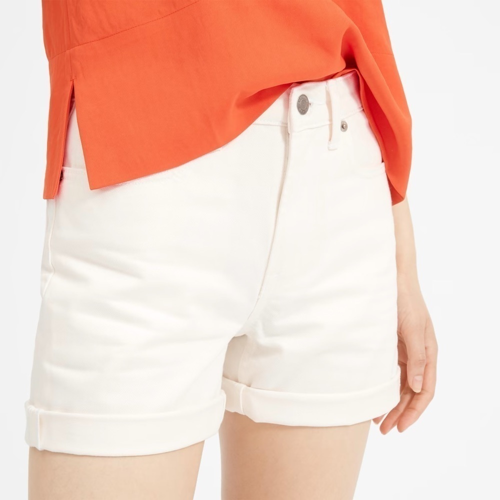 Everlane The Denim Short in Bone Size 27